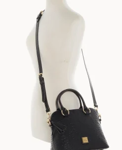 Ostrich Domed Satchel