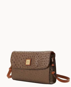 Ostrich Lacey Clutch