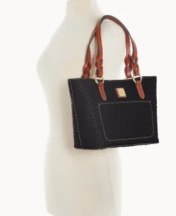 Ostrich Small Gretchen Tote