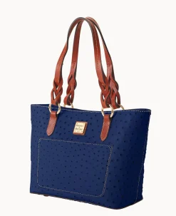 Ostrich Small Gretchen Tote