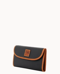 Pebble Grain Continental Clutch