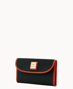 Pebble Grain Continental Clutch