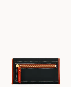 Pebble Grain Continental Clutch