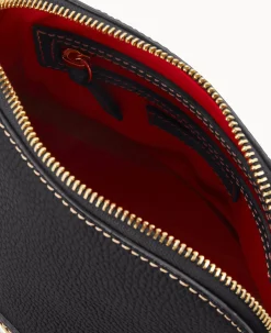 Pebble Grain Domed Crossbody