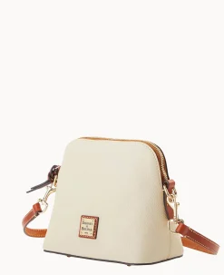 Pebble Grain Domed Crossbody