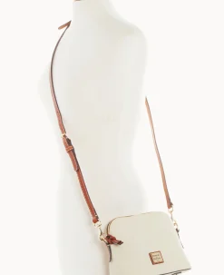 Pebble Grain Domed Crossbody