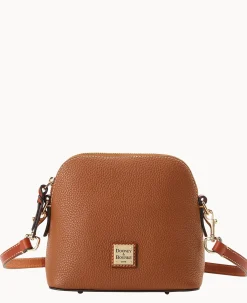 Pebble Grain Domed Crossbody