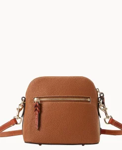 Pebble Grain Domed Crossbody