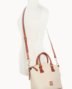 Pebble Grain Domed Satchel
