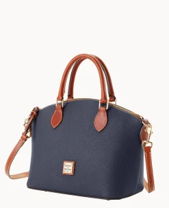Pebble Grain Geena Satchel