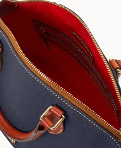 Pebble Grain Geena Satchel
