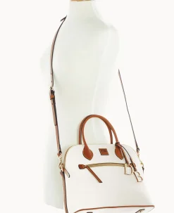 Pebble Grain Large Domed Satchel