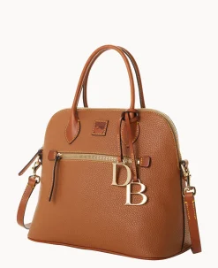 Pebble Grain Large Domed Satchel