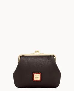 Pebble Grain Large Frame Purse