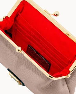 Pebble Grain Large Frame Purse