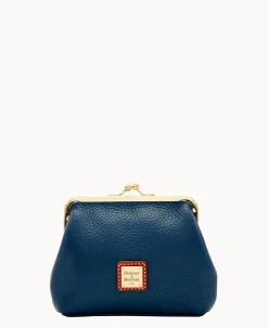 Pebble Grain Large Frame Purse