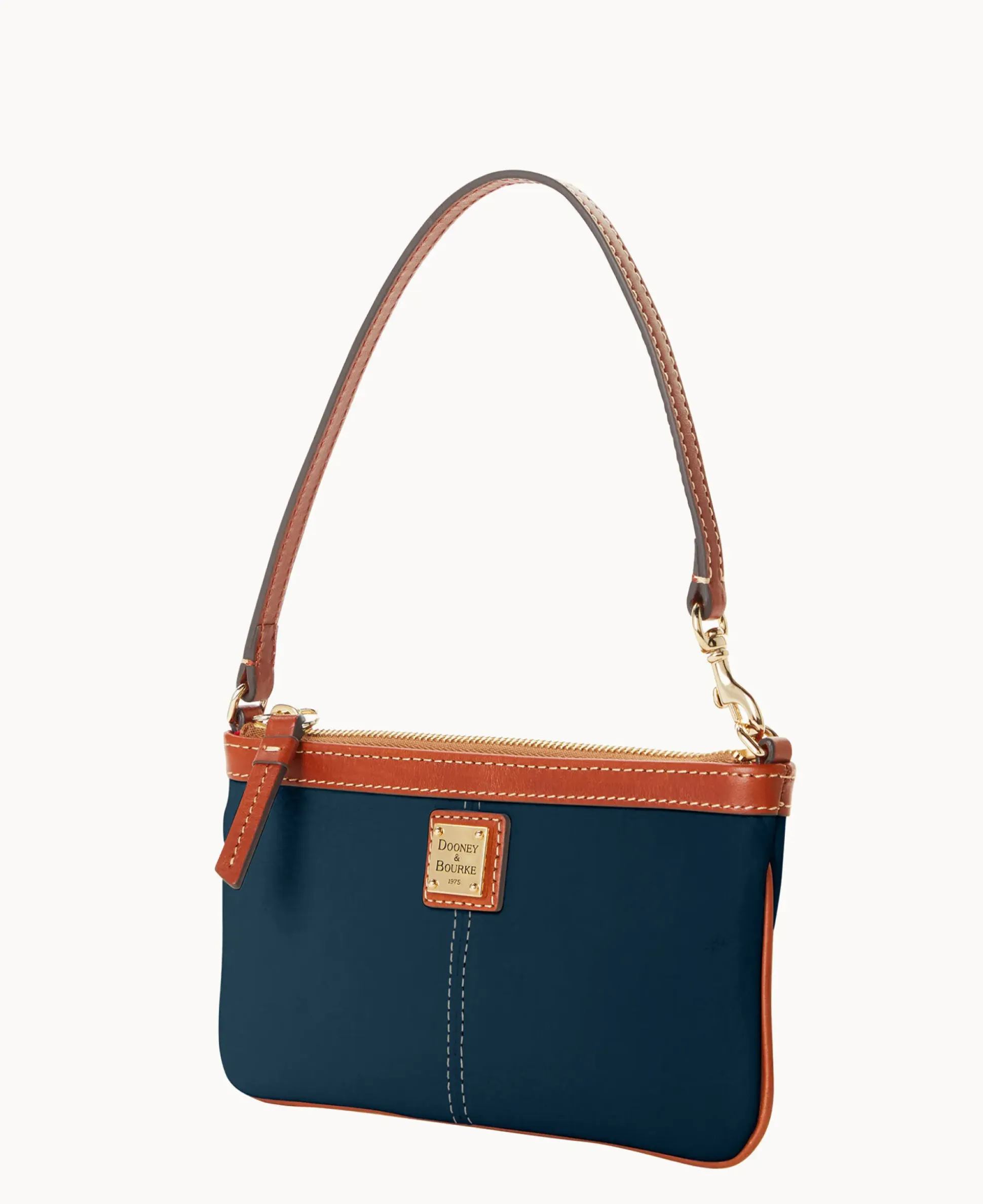 Pebble Grain Large Slim Wristlet