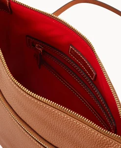 Pebble Grain Large Tassel Crossbody