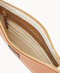 Pebble Grain Large Wristlet