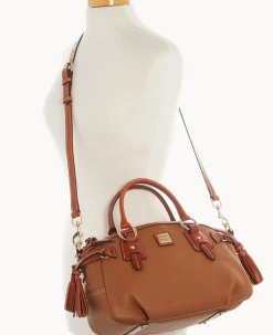 Pebble Grain Medium Mail Satchel