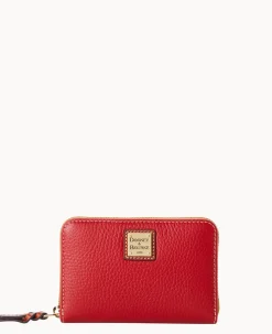 Pebble Grain Medium Zip Around Wallet