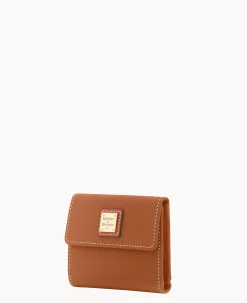Pebble Grain Small Flap Credit Card Wallet
