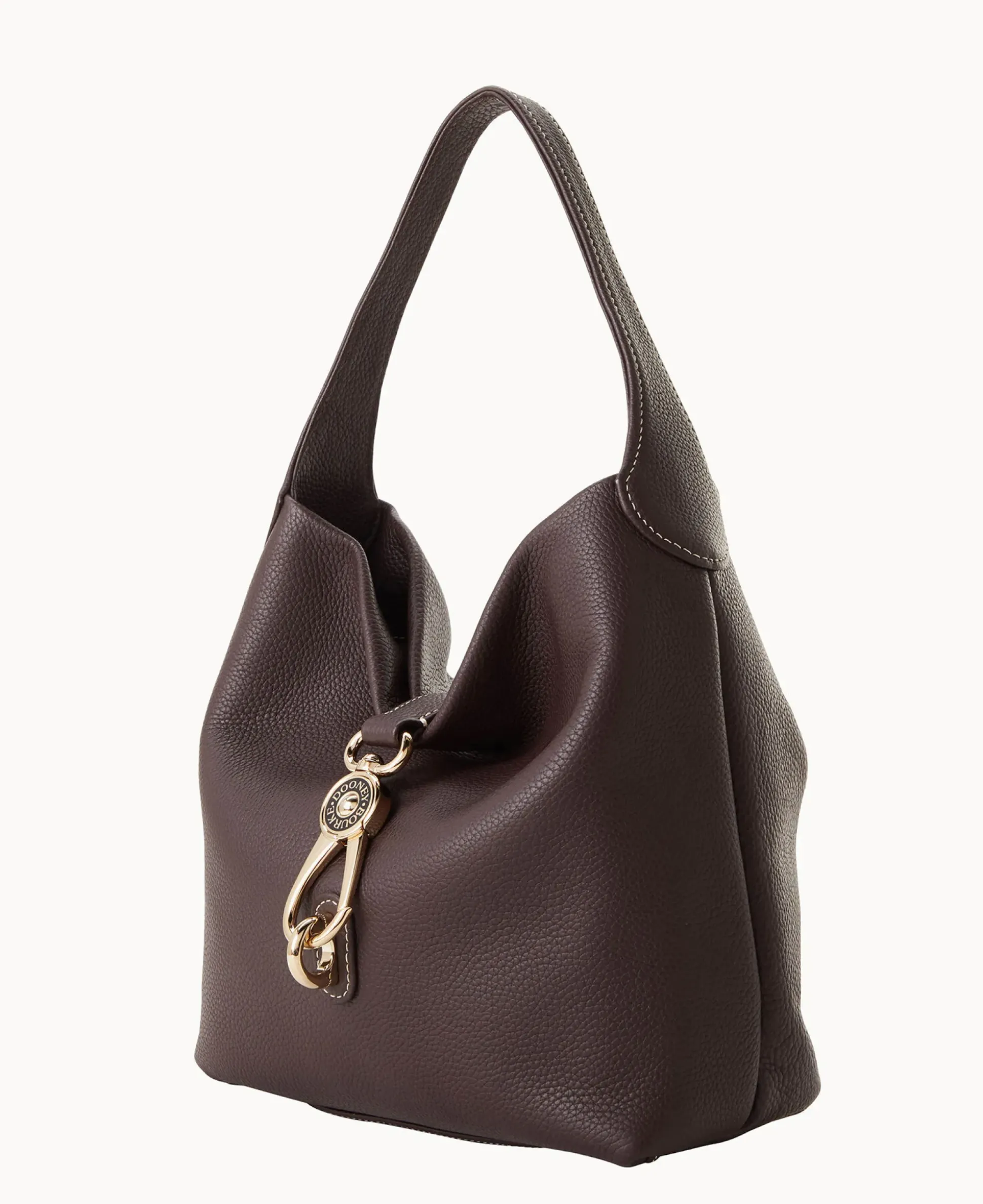 Pebble Grain Small Logo Lock Sac
