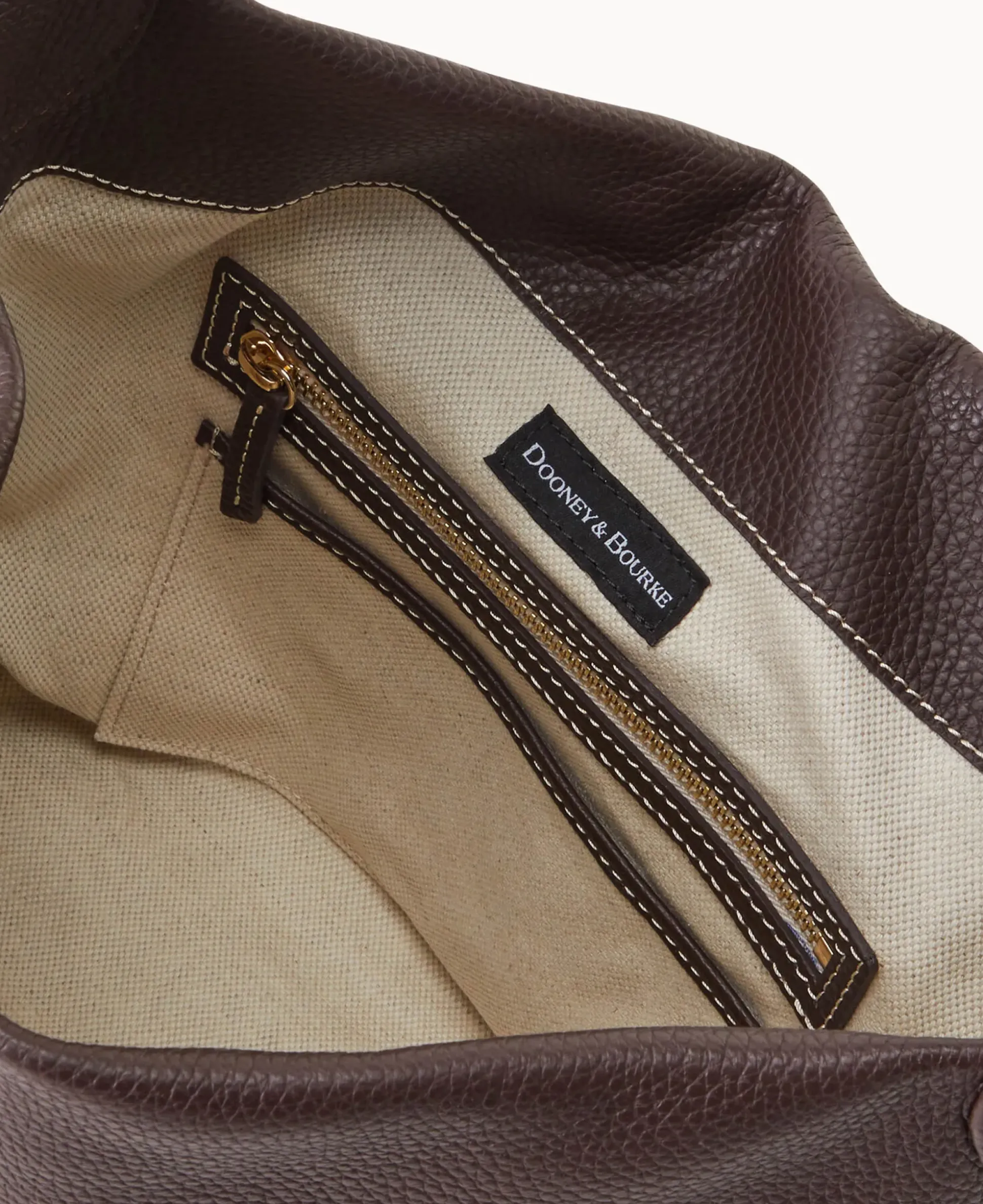 Pebble Grain Small Logo Lock Sac