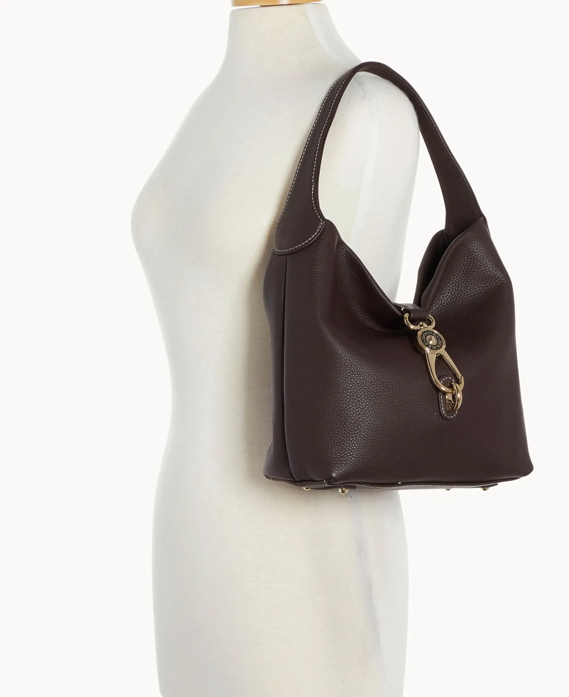 Pebble Grain Small Logo Lock Sac