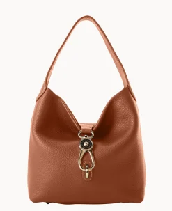 Pebble Grain Small Logo Lock Sac
