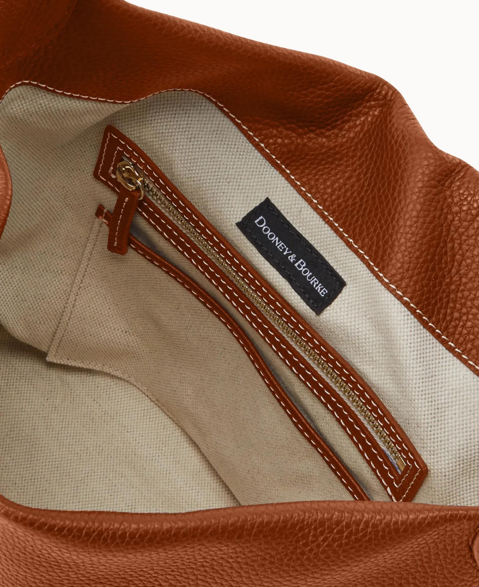 Pebble Grain Small Logo Lock Sac