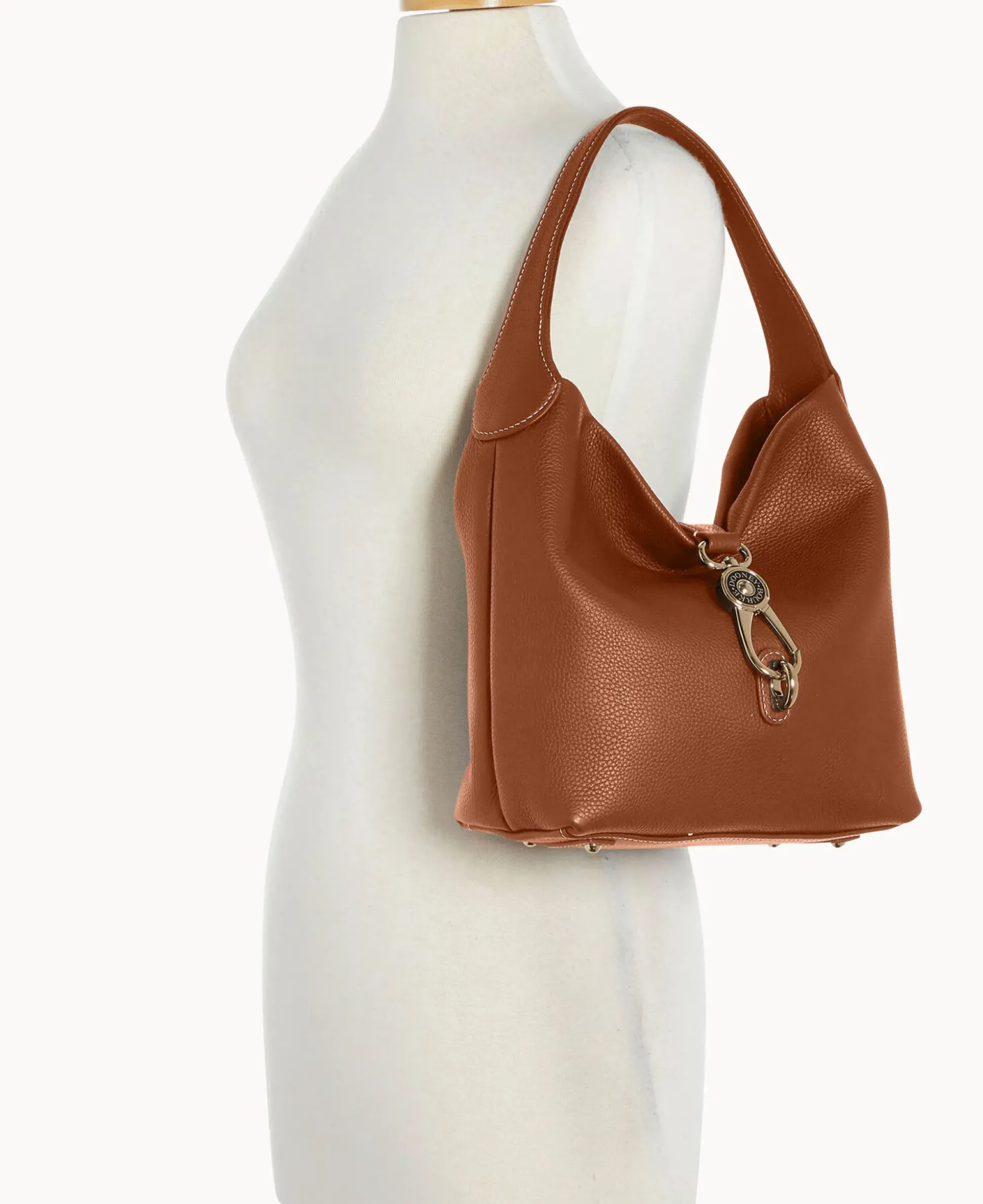 Pebble Grain Small Logo Lock Sac