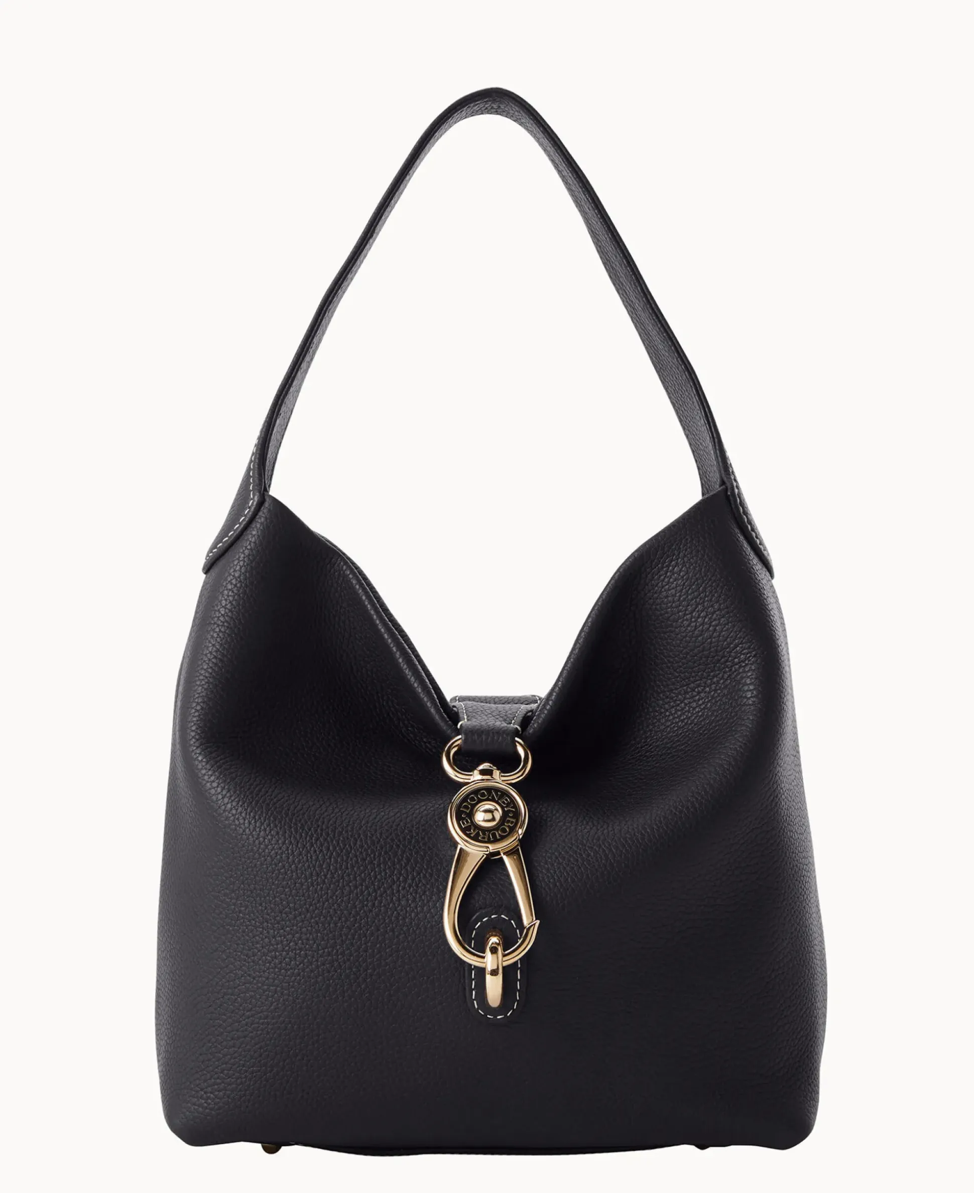 Pebble Grain Small Logo Lock Sac