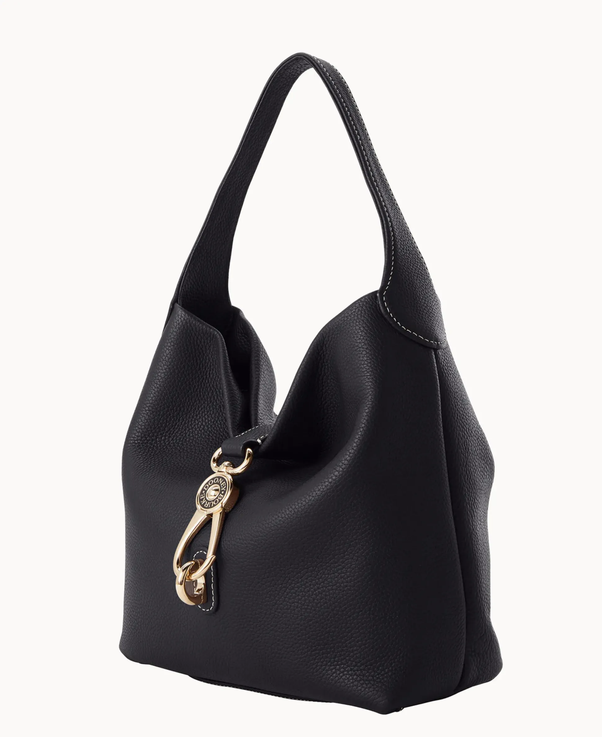 Pebble Grain Small Logo Lock Sac