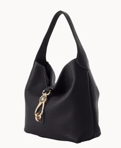 Pebble Grain Small Logo Lock Sac