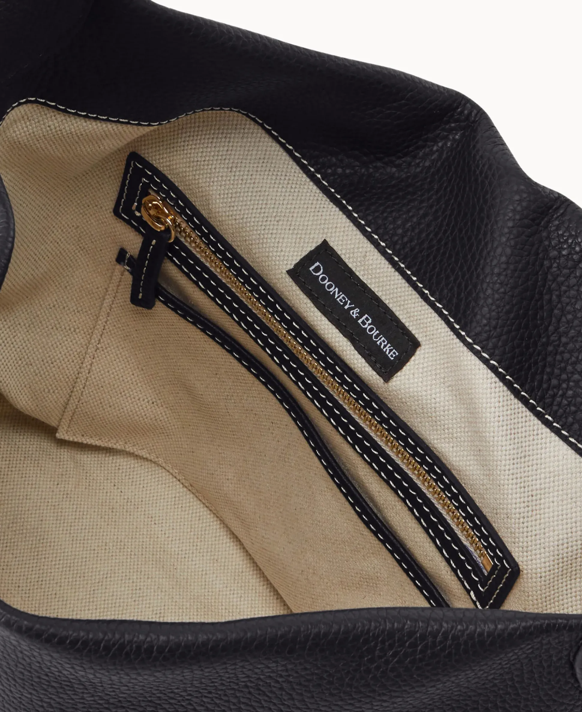 Pebble Grain Small Logo Lock Sac