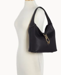 Pebble Grain Small Logo Lock Sac