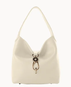Pebble Grain Small Logo Lock Sac