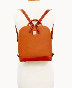 Pebble Grain Zip Pod Backpack