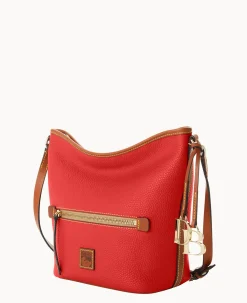 Pebble Grain Zip Sac
