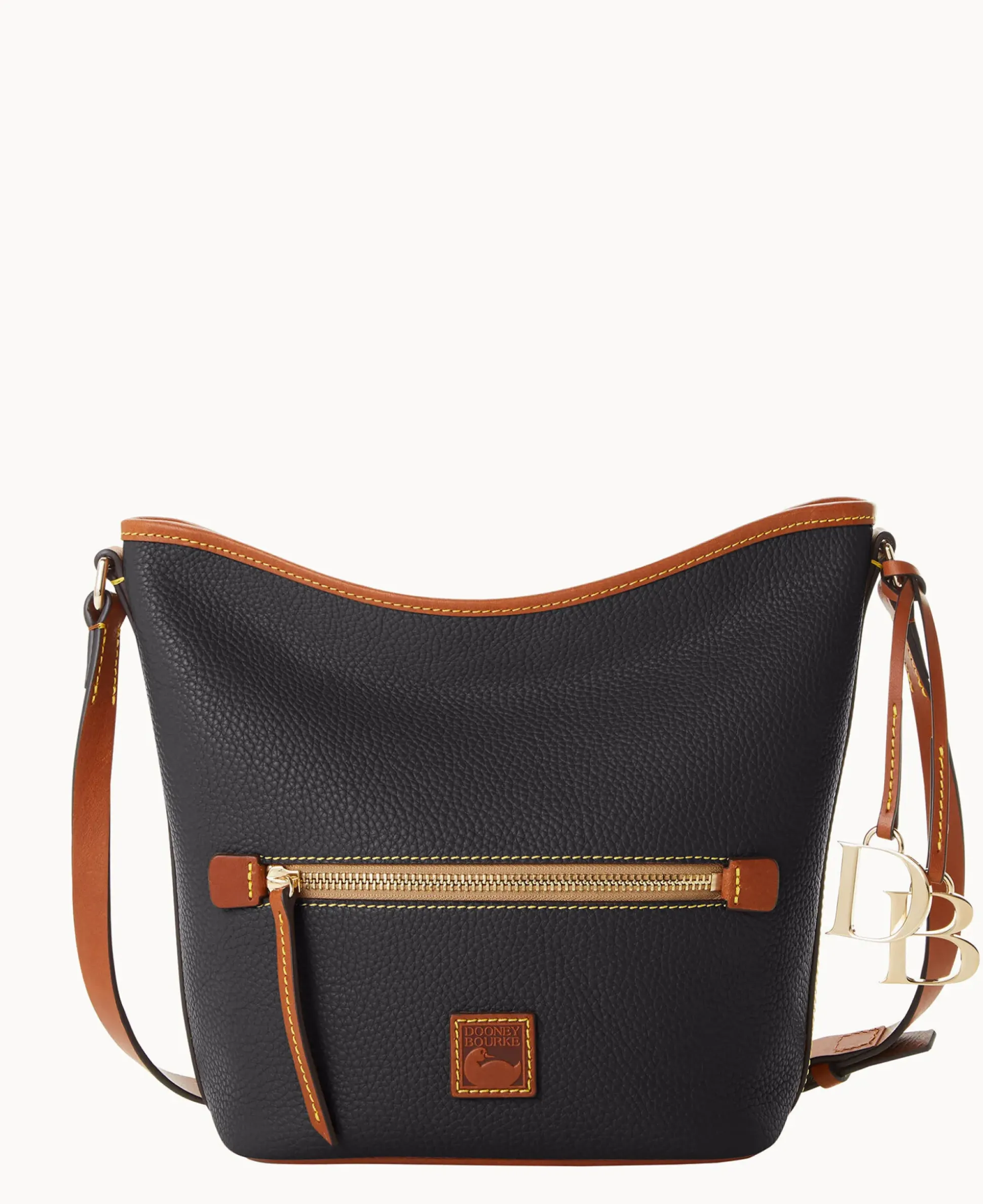 Pebble Grain Zip Sac