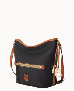 Pebble Grain Zip Sac