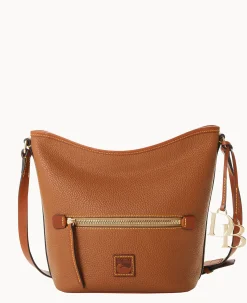 Pebble Grain Zip Sac