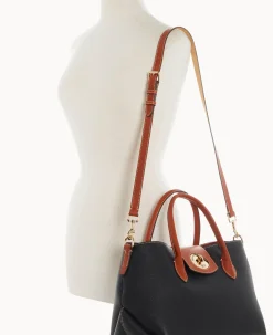 Pebble Turnlock Handle Tote 30