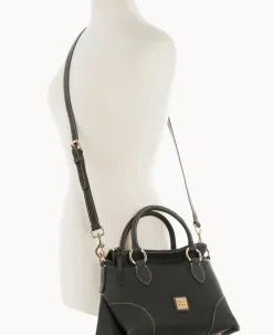 Pebble with Florentine Trim Satchel 30
