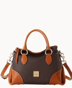 Pebble with Florentine Trim Satchel 30