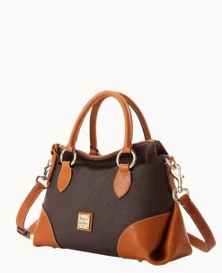 Pebble with Florentine Trim Satchel 30