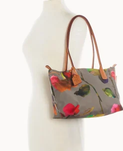 Roberta Pieri Flower Classic Sm Robertina Tote w Long Handle