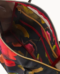 Roberta Pieri Flower Classic Sm Robertina Tote w Long Handle