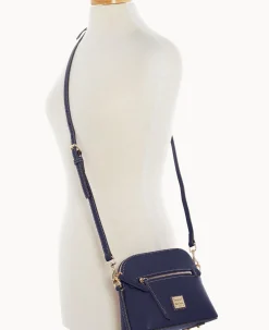 Saffiano Domed Crossbody